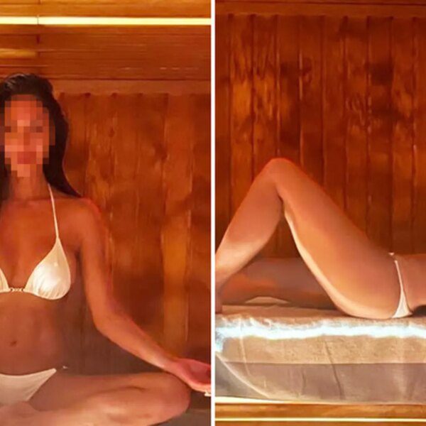 ‘Don’t Cha’ Wanna Score The Sexy Sauna Star In Her White Bikini?!