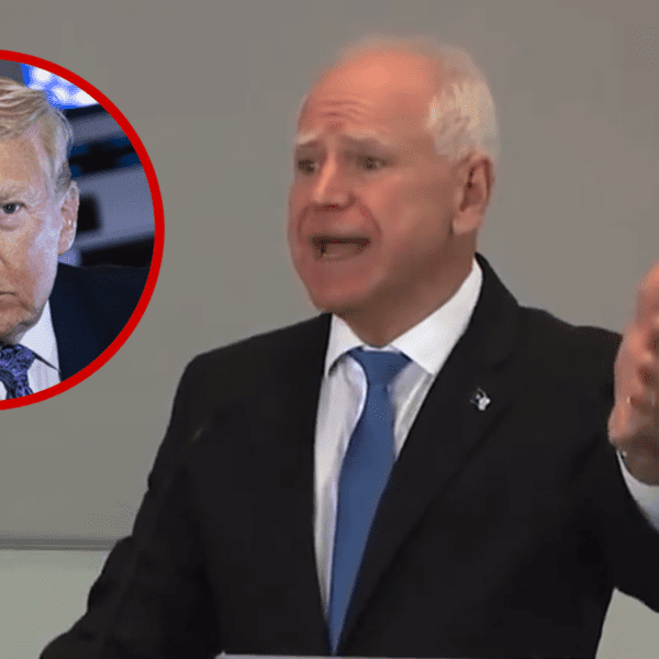 Tim Walz Says People Drive by His House Calling Him R-Word After…