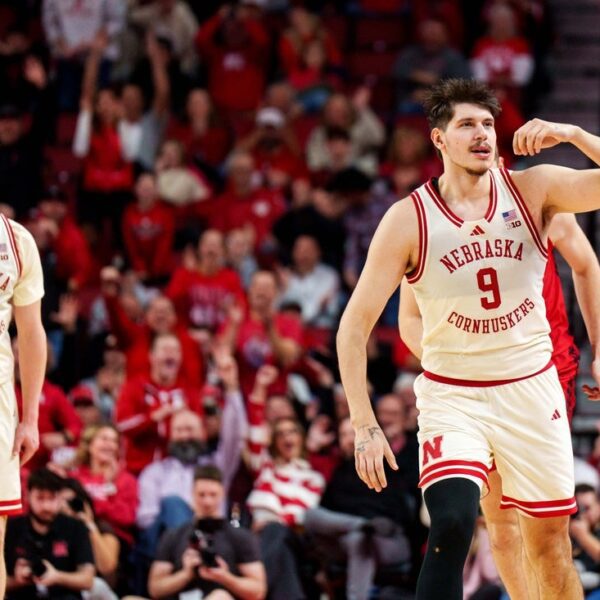 Top 25 roundup: No. 23 Nebraska wallops Wisconsin for 14th straight win