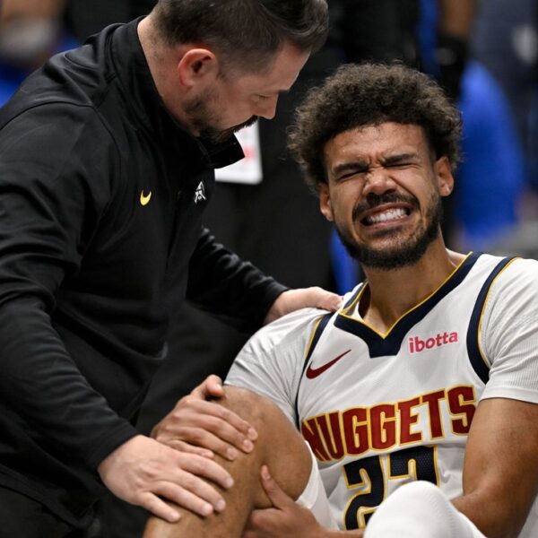 Nuggets F Cameron Johnson (knee) to bear MRI