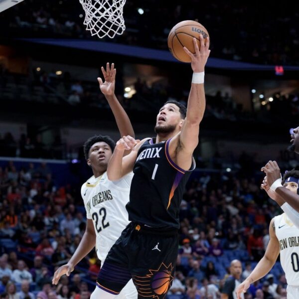 Devin Booker, Suns shoot for 2-game sweep of Pelicans