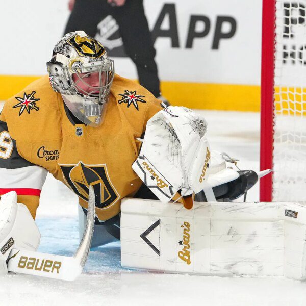 NHL followers react as VGK’s Carter Hart will get pulled after permitting…