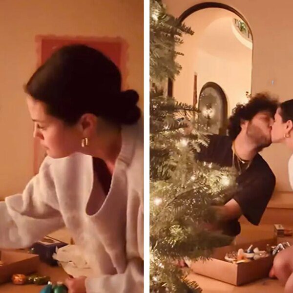 Newlyweds Selena Gomez and Benny Blanco Decorate Christmas Tree