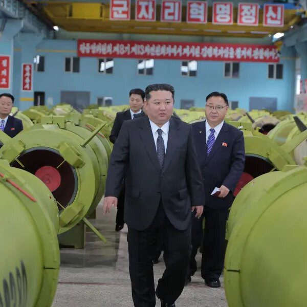 North Korea’s Kim checks long-range cruise missiles over West Sea