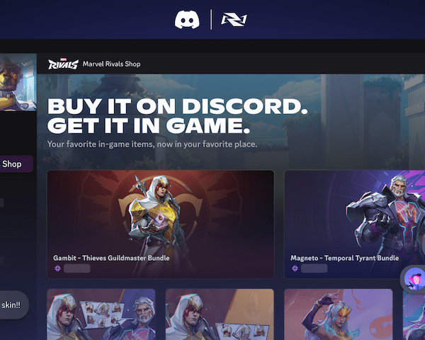 Discord customers can now purchase in-game gadgets with out leaving the platform