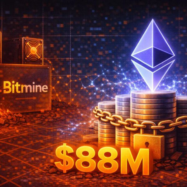 Ethereum Institutional Accumulation Continues: Bitmine Buys $88M Worth of ETH