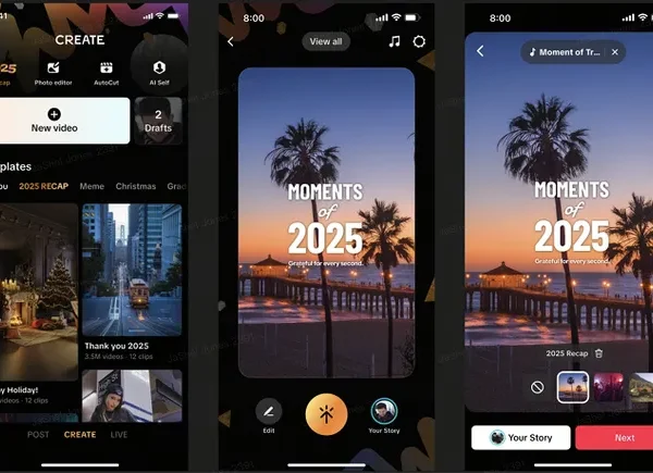 TikTok Adds Seasonal Animations, Personalized Year in Review Summaries