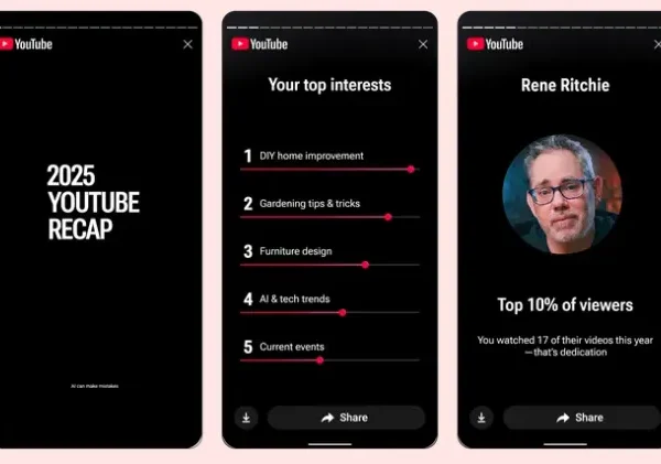 YouTube Shares Top Trends of 2025 and Personal Recaps