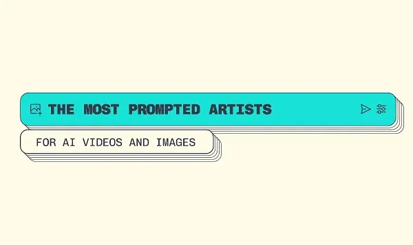 Which Artists are Most Referenced in AI Prompts [Infographic]