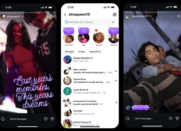 Instagram Adds Custom Effects for New Year’s Celebrations