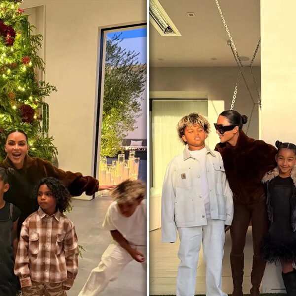 Kim Kardashian Attempts Group Photo With Kids, Doesn’t Go as Planned