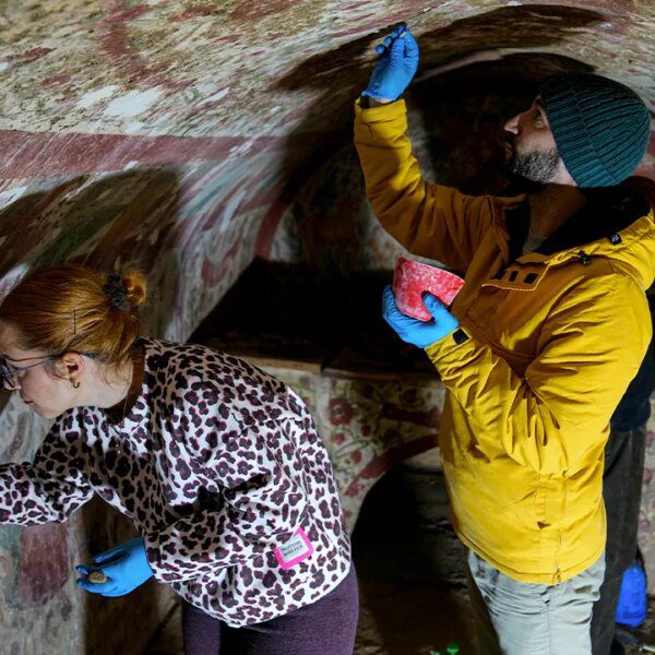 Archaeologists uncover uncommon Roman-style Jesus fresco in Turkey tomb
