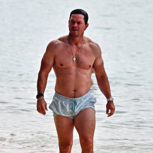 Mark Wahlberg Wearing Short Shorts in Barbados