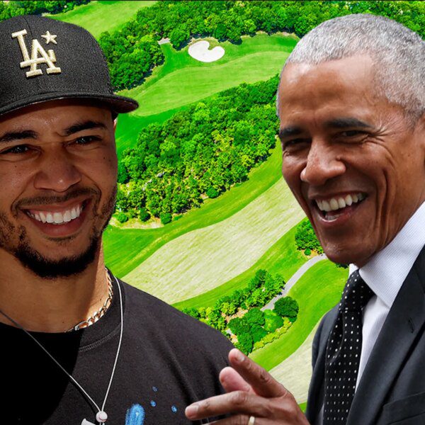 Mookie Betts Plays Golf With Barack Obama at Swanky Los Angeles Country&hellip;