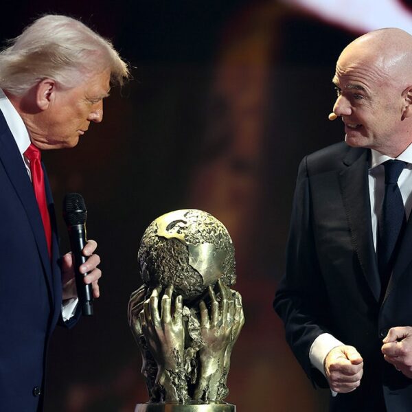 Trump receives FIFA Peace Prize at World Cup draw