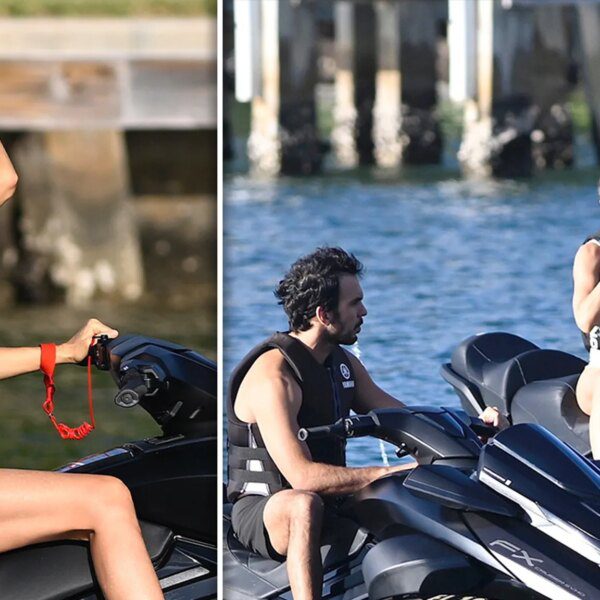 Gisele Bündchen and Joaquim Valente Ride Jet Skis in Florida