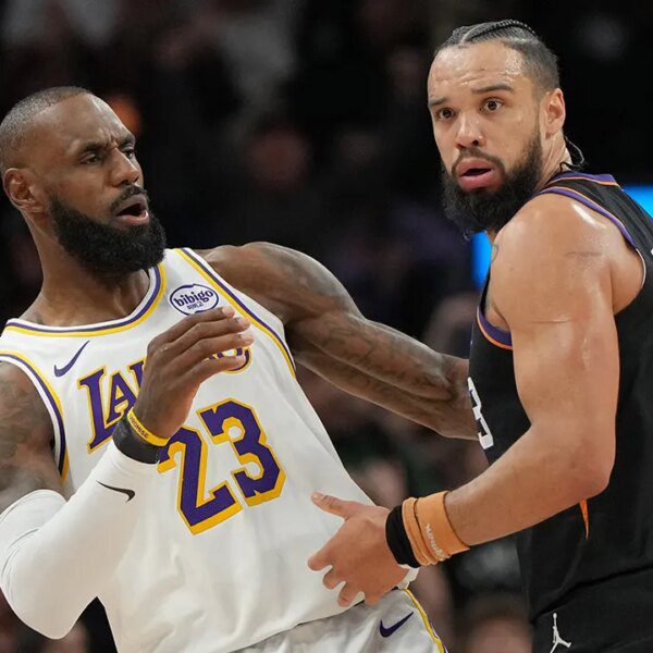 LeBron James, Dillon Brooks conflict in Lakers win over Suns
