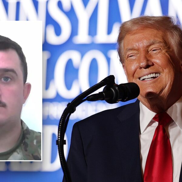 Trump offers replace on wounded National Guard member Andrew Wolfe throughout speech