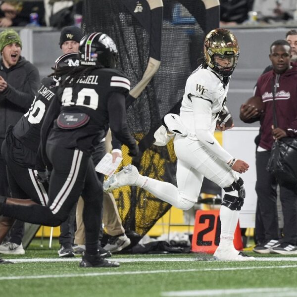 Robby Ashford (5 whole TDs), Wake Forest outslug Mississippi State in Mayo&hellip;