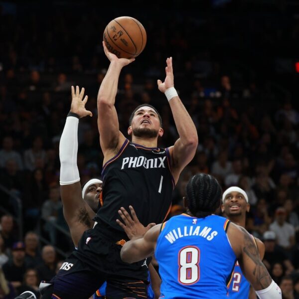 NBA roundup: Devin Booker’s last-second 3 lifts Suns over Thunder