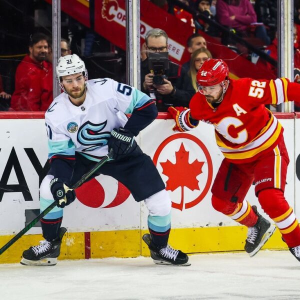 Shane Wright celebrates birthday with go-ahead purpose as Kraken beat Flames