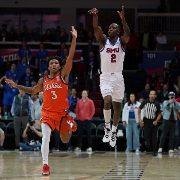 Boopie Miller’s half-court buzzer-beater lifts SMU over Virginia Tech