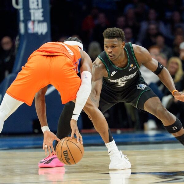 Wolves handle Thunder behind Anthony Edwards