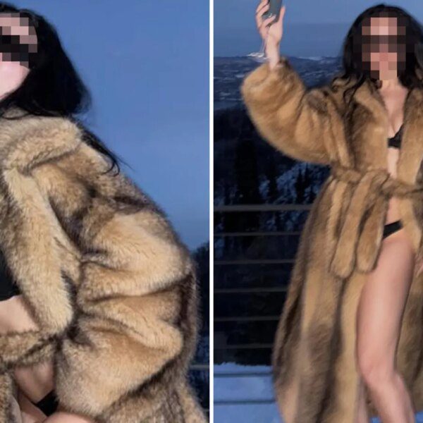 Faux Fur Hotties — Guess The Lingerie Star In The Snow!