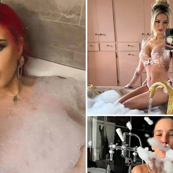Stars Taking Bubble Baths for National Bubble Bath Day