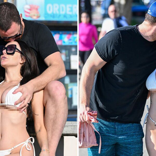 Courtney Stodden & Jared Safier Pack On PDA During Wedding Anniversary