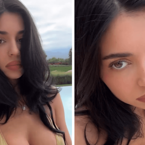 Kylie Jenner Rings in New Year Busting Out of Gold Bikini