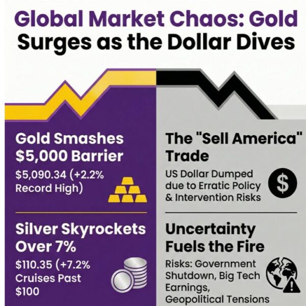 investingLive European markets wrap: Precious metals hit new peaks, greenback woes proceed
