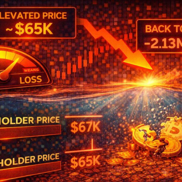 Short-Term Bitcoin Holders Return To Losses Despite Elevated Price Levels – Details
