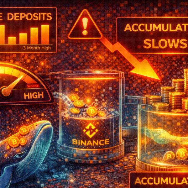 Bitcoin Warning Signal Emerges: Whale Deposits Rise And Accumulation Slows
