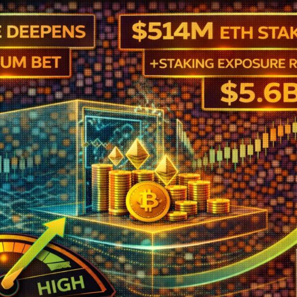 Bitmine Deepens Ethereum Bet With $514M ETH Staking Move – Staking Exposure&hellip;