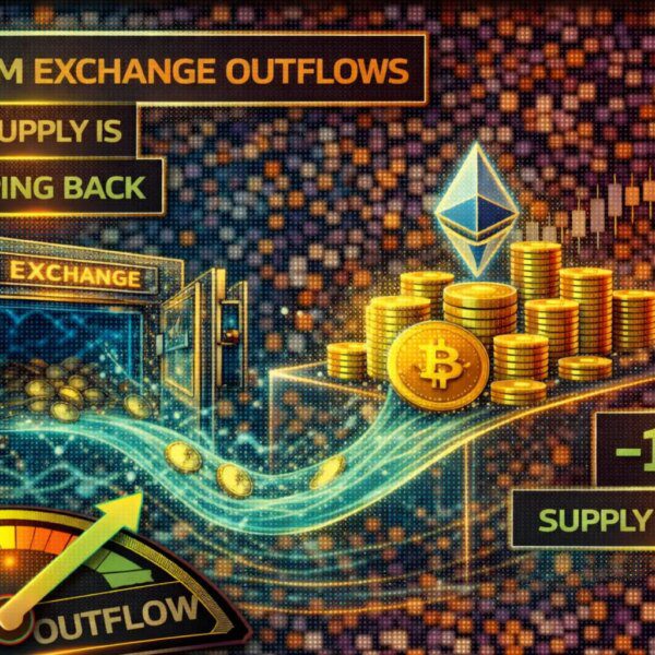 Ethereum Exchange Outflows Signal Supply Is Stepping Back