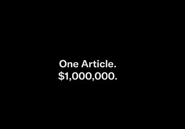 X Announces $1 Million Prize For Top X Article This Month