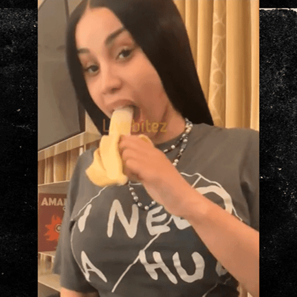 Cardi B Teaches Men How to Eat a Banana in Hilarious Video
