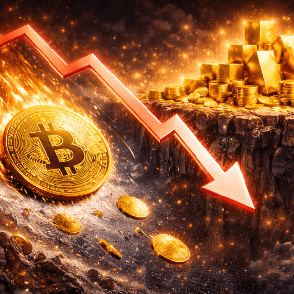 Bitcoin Could Fall to $50,000 Because of Gold