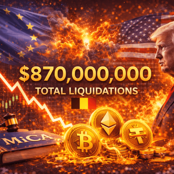 Crypto Market Liquidations Hit $870 Million as EU Escalates Trump Tariff War
