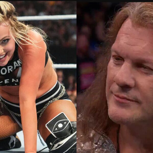 Liv Morgan reacts after Chris Jericho chants get away throughout WWE RAW