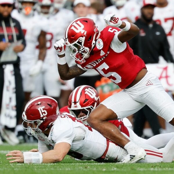 Indiana beats Alabama 38-3 in Rose Bowl, advances to CFP semifinal