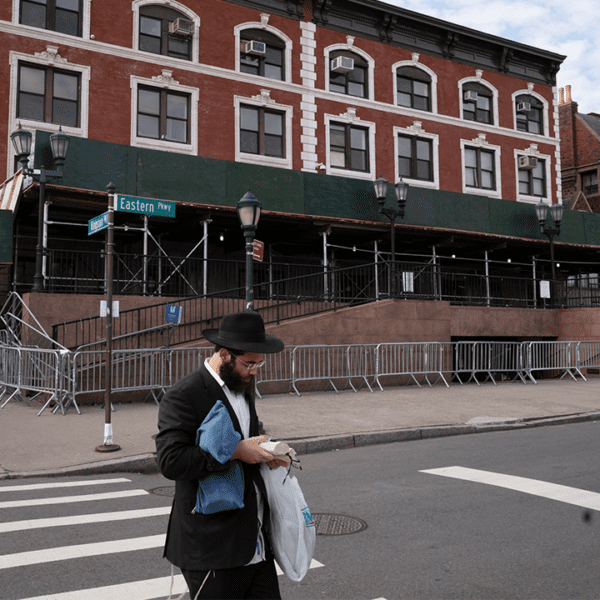 Driver rams automotive repeatedly into doorways of NYC Jewish website, suspect detained