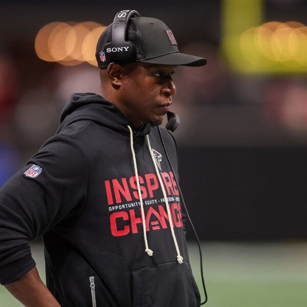 Falcons fireplace each Raheem Morris and Terry Fontenot