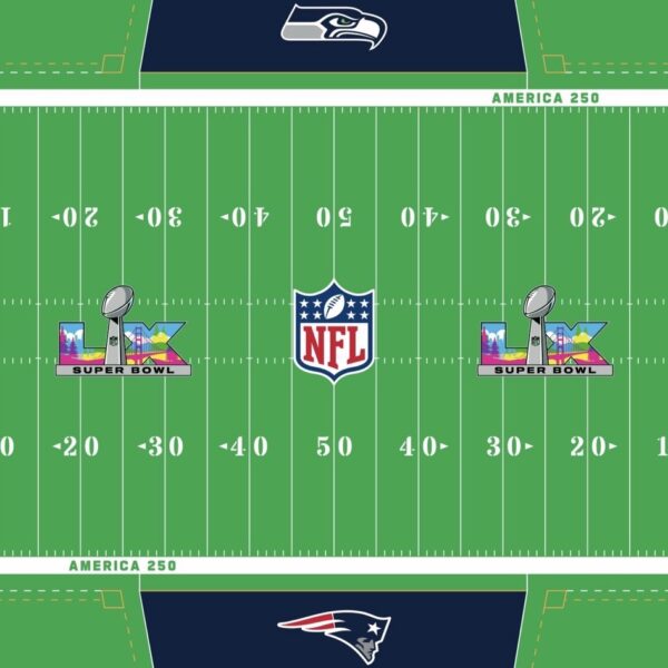 NFL Reveals Field Design For Super Bowl LX Between New England Patriots,…