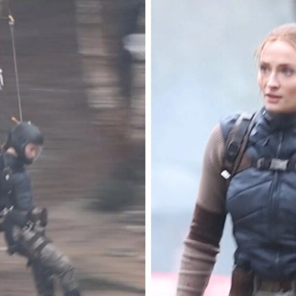 Sophie Turner Performs Her Own Parachute Stunt on Lara Croft Set, on&hellip;