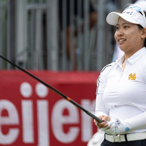 Chanettee Wannasaen surges to share of first-round lead at Honda