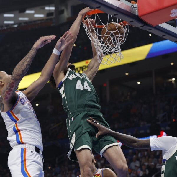 Ousmane Dieng’s first double-double carries Bucks previous Thunder