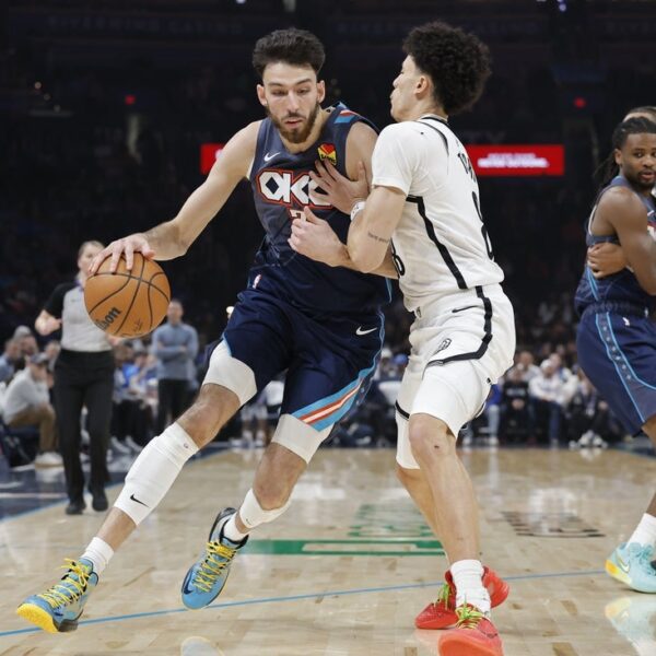 Second-quarter spurt propels Thunder previous Nets