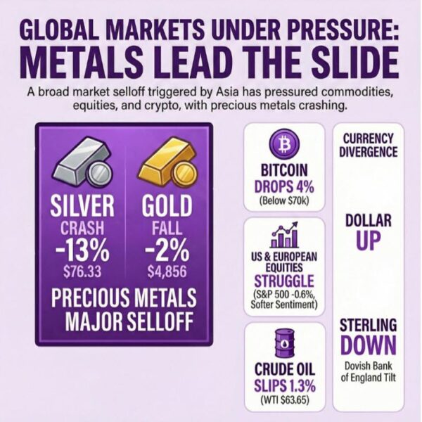 investingLive European markets wrap: Gold, silver falter; pound slips on dovish BOE&hellip;